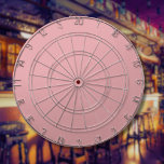Cible De Fléchettes Couleur solide rose Rose | Classique | Élégant<br><div class="desc">Couleur solide rose Rose | Couleurs roses | Classique | Élégant | tendance | Style | Conception professionnelle</div>