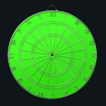 Cible De Fléchettes Couleur solide verte néon<br><div class="desc">Couleur solide vert néon Couleur moderne.</div>