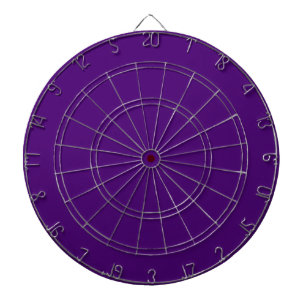Cible De Fléchettes Couleur solide violet foncé riche