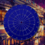 Cible De Fléchettes Couleur uni bleu marine | Classique | Élégant<br><div class="desc">Couleur uni bleu marine | Classique | Élégant | tendance | Style | Cadeau</div>