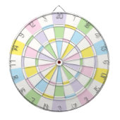 Cible De Fléchettes Couleurs Blanches Et Pastel (Devant)