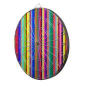 Cible De Fléchettes Couleurs brillantes de tableau noir (Devant droit)