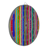 Cible De Fléchettes Couleurs brillantes de tableau noir (Devant gauche)