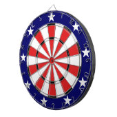 Cible De Fléchettes Couleurs du drapeau américain (Devant droit)