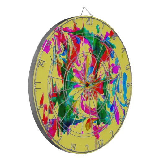 Cible De Fléchettes Couleurs folles (Devant gauche)