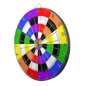 Cible De Fléchettes Couleurs Noir et Blanc (Devant droit)