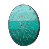 Cible De Fléchettes Couleurs vertes rayées (Devant droit)