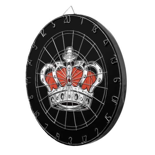 Cible De Fléchettes Couronne - Orange (Devant droit)