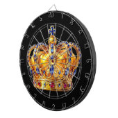 Cible De Fléchettes Couronne royale en or (Devant droit)