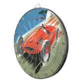 Cible De Fléchettes Course automatique vintage (Devant droit)