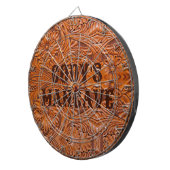 Cible De Fléchettes Cowboy Rustique pays occidental à outils en cuir i (Devant droit)