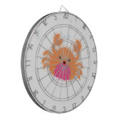 Cible De Fléchettes Crabe caricaturale orange (Devant gauche)