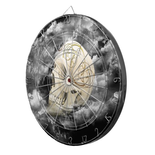 Cible De Fléchettes Crâne (Devant droit)