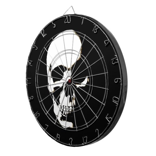Cible De Fléchettes Crâne (Devant droit)