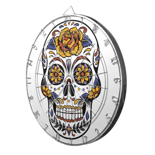 Cible De Fléchettes Crâne à sucre (Devant droit)