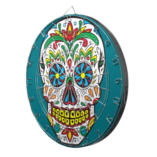 Cible De Fléchettes Crâne à sucre (Devant droit)