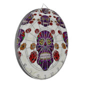 Cible De Fléchettes Crâne à sucre (Jour des morts) Tableau noir (Devant gauche)