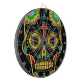 Cible De Fléchettes Crâne de sucre polychrome (Devant gauche)
