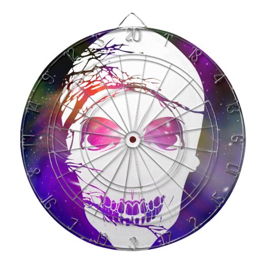 Cible De Fléchettes Crâne d'Imaginaire #7 (Devant)