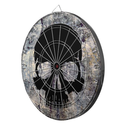 Cible De Fléchettes Crâne en pierre (Devant droit)