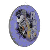 Cible De Fléchettes Crâne Punk Rock (Devant gauche)