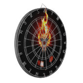 Cible De Fléchettes Crâne sur le feu (Devant gauche)