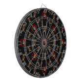Cible De Fléchettes Crânes de pirate (Devant gauche)