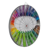 Cible De Fléchettes Crayons colorés de craie (Devant gauche)