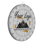 Cible De Fléchettes Création d'entreprise personnalisée Ajouter un log (Devant gauche)