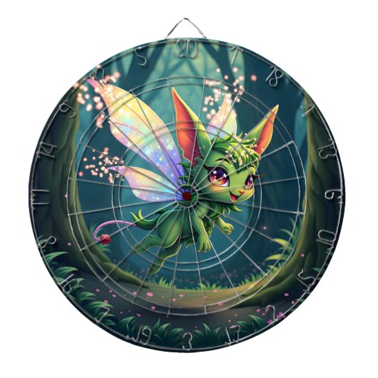 Cible De Fléchettes Créature de Fée Enchantée – Lutin de la Forêt Magi (Devant)