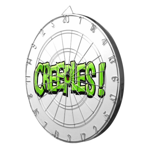 Cible de fléchettes Creeples (Devant droit)