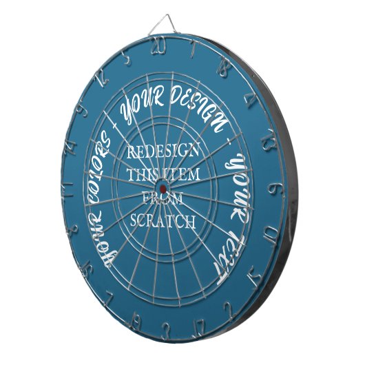 Cible De Fléchettes Créez votre propre (Devant droit)