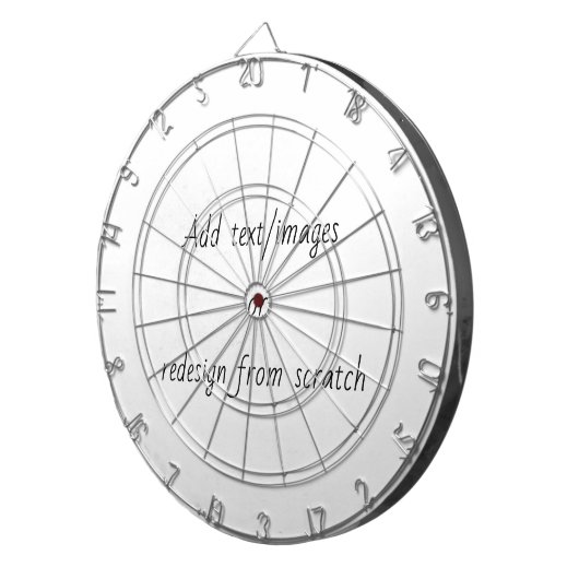 Cible De Fléchettes Créez votre propre (Devant droit)