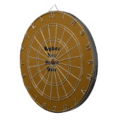Cible De Fléchettes Créez Votre Propre Brun (Devant droit)