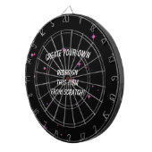 Cible De Fléchettes Créez votre propre personnalisation (Devant droit)