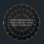Cible De Fléchettes Créez votre propre personnalisation<br><div class="desc">Customisez ce produit en ajoutant vos propres images et texte et en choisissant vos polices et couleurs préférées. Visitez Aviary Art sur Zazzle pour voir toute notre collection de produits faciles à personnaliser et de haute qualité!</div>
