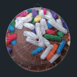 Cible De Fléchettes Crème glacée au chocolat foncé avec arrosage arc-e<br><div class="desc">Une illustration faite à partir de ma photographie. Mmmm. Penser à des pensées chaudes. Une boule de glace au chocolat noir surmontée de saupoudrées d'arc-en-ciel. Un marché fermier local préféré d'une entreprise locale. Ils ont convenu que les arrosages rendent tout meilleur. 😋 😋 ⁣ ⁣ 🍦</div>