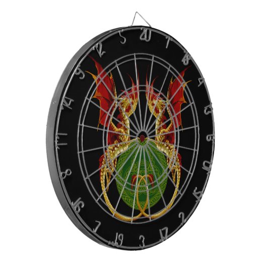 Cible De Fléchettes Crescent Céleste Lune Et Dragons (Devant gauche)