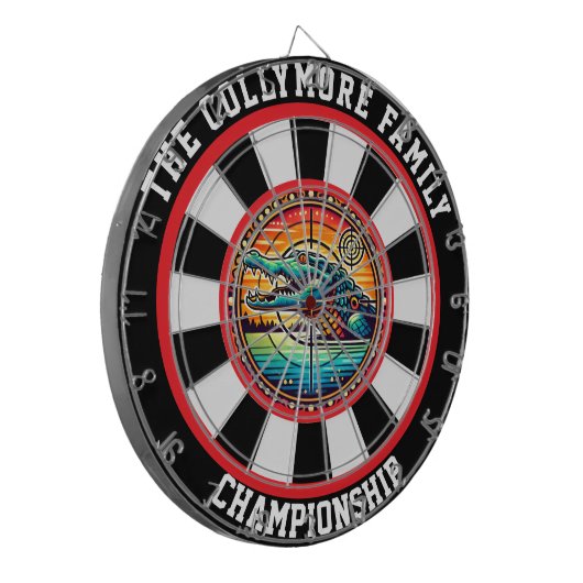 Cible De Fléchettes Crocodile dans l'objectif du lac (Devant gauche)