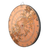 Cible De Fléchettes Cru décoratif merveilleux (Devant droit)