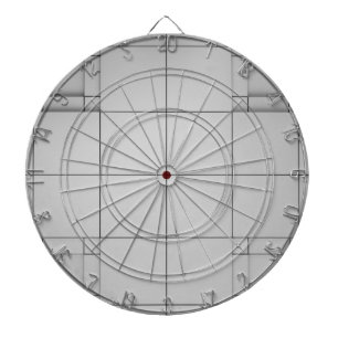 Cible De Fléchettes Cubes Abstraits