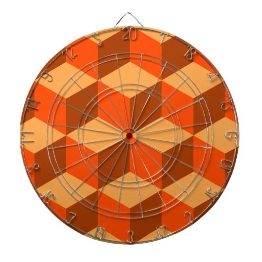 Cible De Fléchettes Cubes orange (Devant)