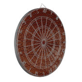 Cible De Fléchettes Cuir de vache synthétique marron (Devant gauche)