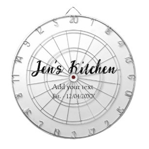 Cible De Fléchettes Cuisine ajouter nom année ajouter votre texte nom