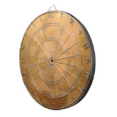 Cible De Fléchettes Cuivre Métallique Main brossée (Devant droit)