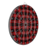 Cible De Fléchettes Cunningham Tartan rouge noir (Devant gauche)