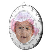 Cible De Fléchettes Custom Baby Photo, Baby Photo Face (Devant droit)