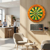 Cible De Fléchettes Custom Motivational "Hit Your Target"