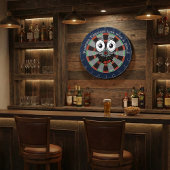 Cible De Fléchettes Custom Personalized Funny Smiling Face