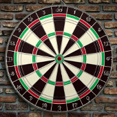 Cible De Fléchettes Custom  Rustic  Dartboard
